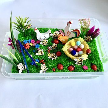 Сенсорна коробка тема Весна з контейнером 1162777896 фото