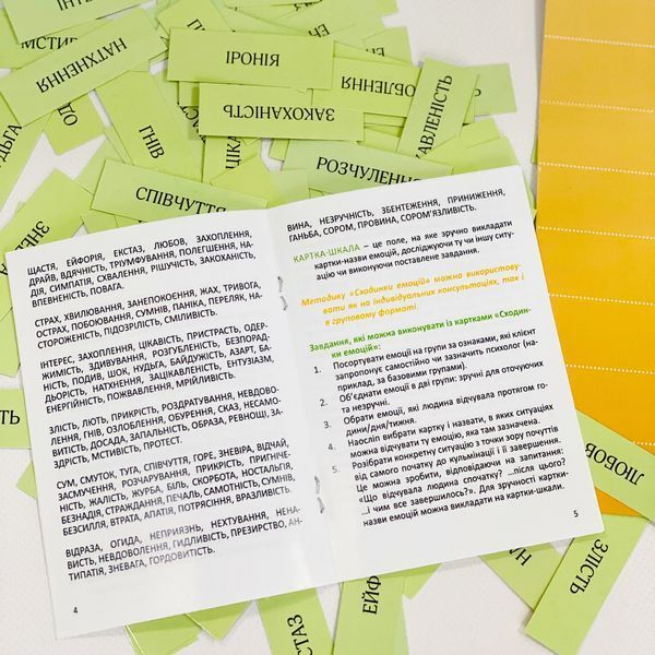 Картки Сходинки емоцій та почтутів DP015 фото